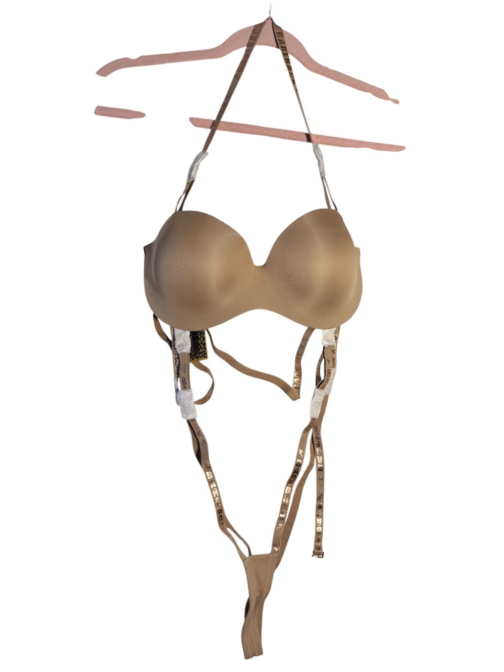 Bareback SexyBack Bra 38B Convertible Strapless Bra with detachable thong